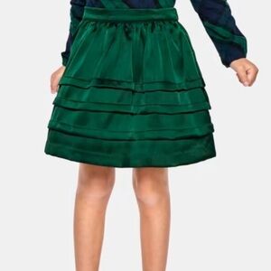 NWT Gymboree Nutcracker Line Green Tiered Skirt